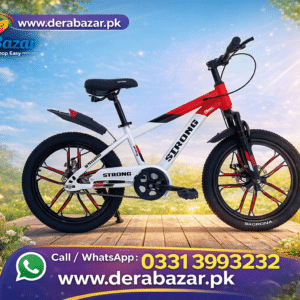 Strong Kids Bicycle – Size 20 (Red & White)