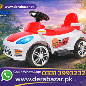 Kids Ride-On Coupe Car – Stylish Push & Ride Toy with Lights