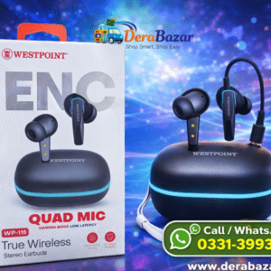WestPoint WP-115 ENC Quad Mic True Wireless Earbuds