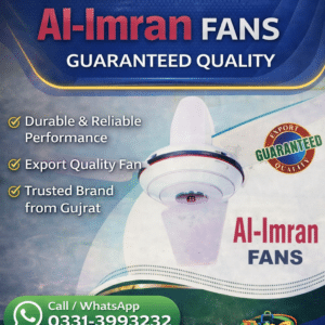 Al-Imran Ceiling Fan – Guaranteed Quality (Gujrat Brand)