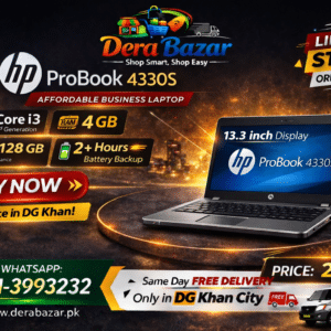 HP ProBook 4330S – Core i3 2nd Gen | 4GB RAM | 128GB SSD
