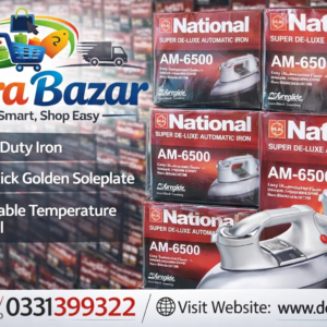 National Super De-Luxe Automatic Iron – AM-6500