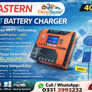 Eastern 40A MPPT Battery Charger – 12V/24V/36V/48V Auto Switch