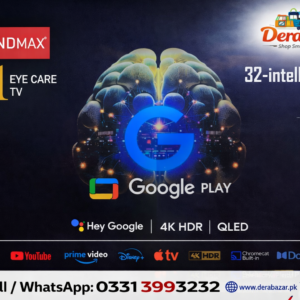 Soundmax 32” Intelligent TV – 4K HDR | QLED | Google Play Built-in