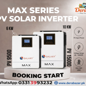 Galaxy MAX Series PV Solar Inverter – 6KW / 10KW | Dual & Triple MPPT
