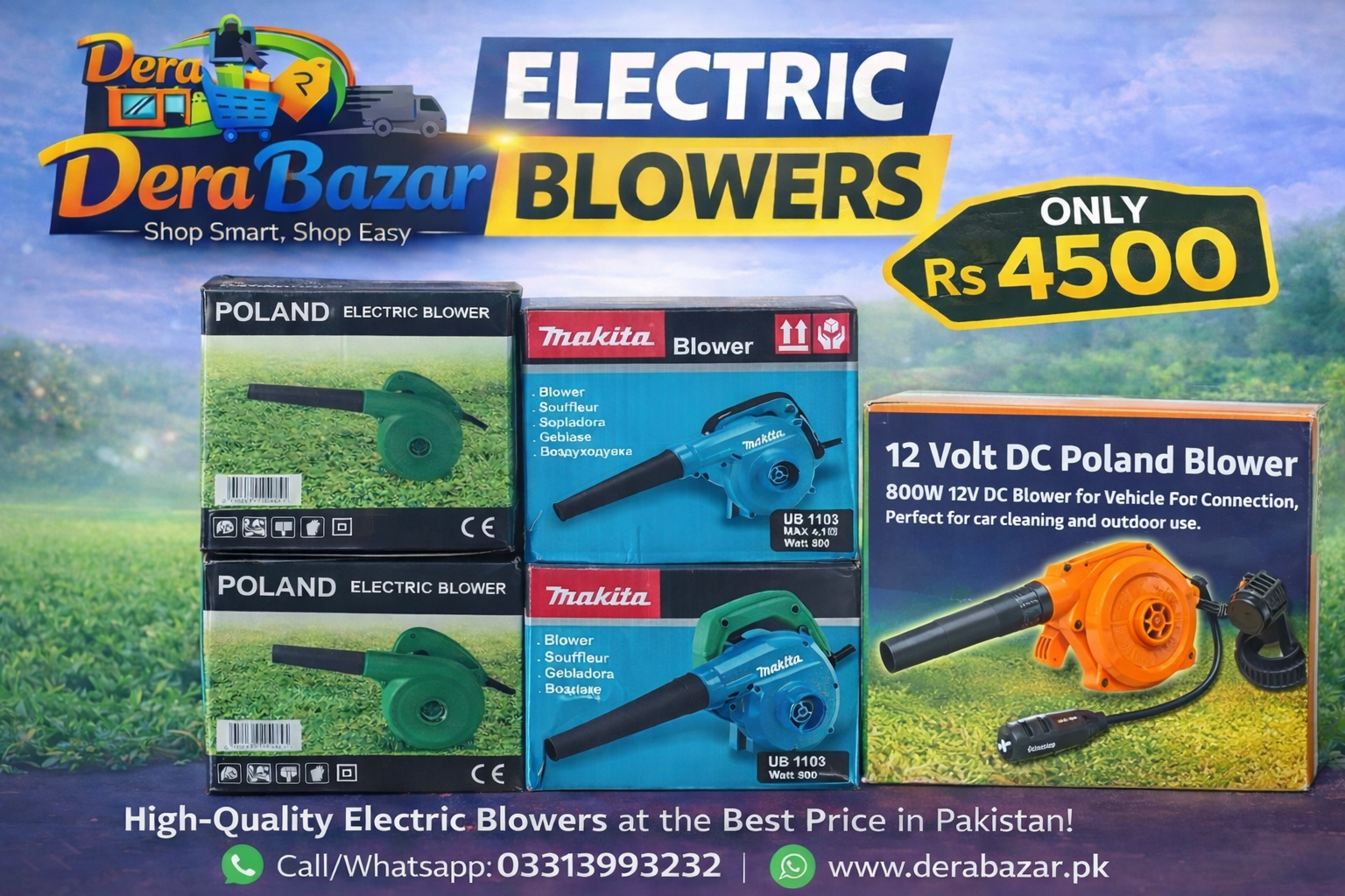 12 Volt DC Poland Blower