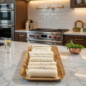 Chicken Vegetable Spring Rolls by Sana's Home Kitchen (12 Pcs) (Frozen | Ready-to-Fry)